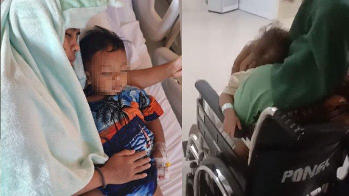 Bayi tertukar dua-duanya tengah dirawat di rumah sakit. Daanish tak ceria, baby El lemas di pelukan sang ibu kandung Siti Mauliah