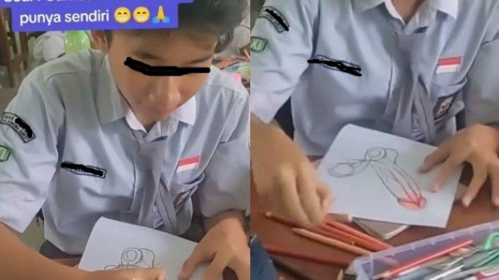 Beredar video pelajar SMA di Kabupaten Bandung Barat, Jawa Barat, mendapat tugas tak biasa dari gurunya