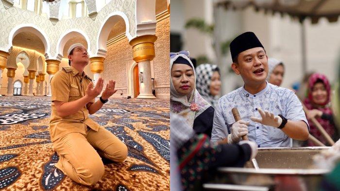 SHALAT ID BOBON SANTOSO - Youtuber Bobon Santoso kebingungan saat merayakan lebaran Idul Fitri pertamanya setelah resmi jadi mualaf.