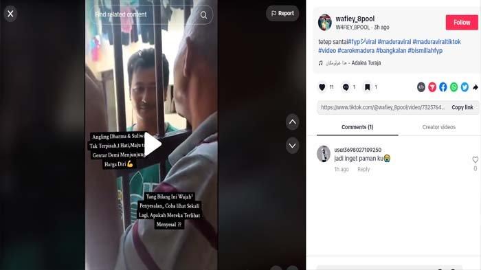 VIDEO Kondisi Terkini Pelaku Carok Madura di Dalam Pejara, Beda Reaksi Hasan dan Wardi saat Dijenguk