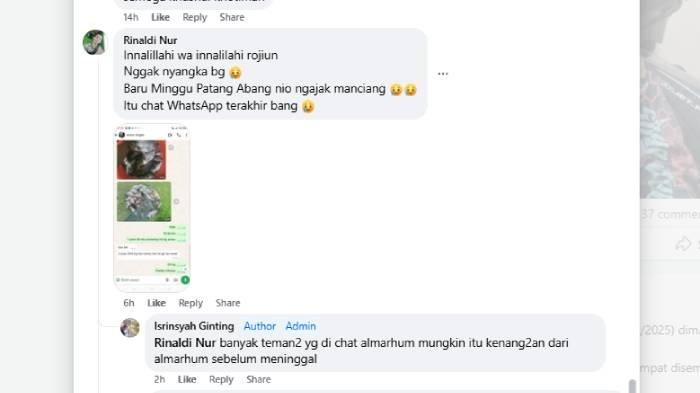 Chat terakhir Anton Sujarwo (30) sebelum tewas ditabrak pengendara Toyota Calya dibagikan teman-temannya.