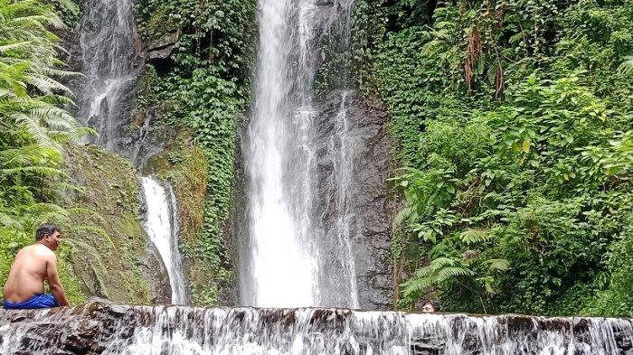Suasana Curug 7 Cilember, tempat wisata Bogor yang unik dengan segala kesejukan dan keindahannya.