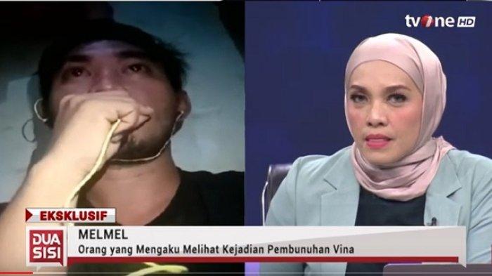 
Tangkapan Layar tvONE
Kesaksian Melmel: Vina Dibawa Naik Motor Ditengah, Mukanya Ditutup Jaket 