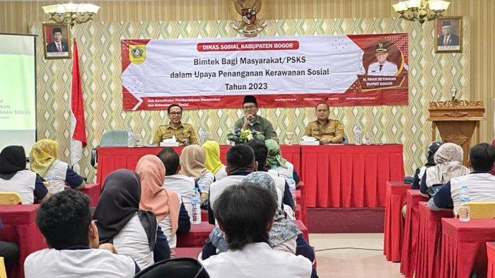 Bimbingan Teknis Bagi Masyarakat/PPKS Dalam Upaya Penanganan Kerawanan Sosial Kabupaten Bogor Tahun 2023
