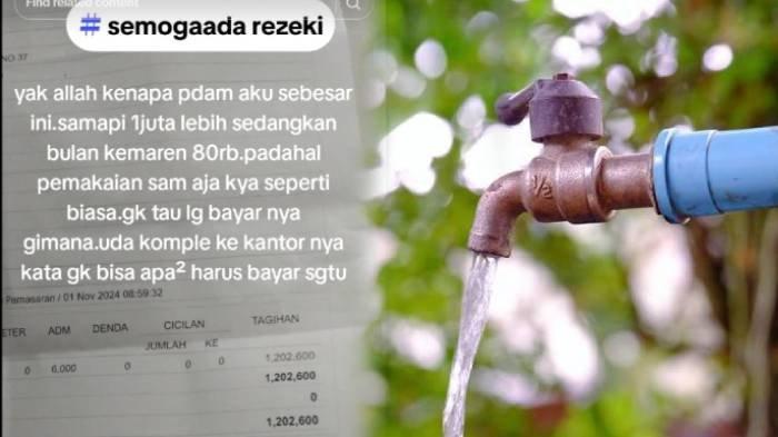 Ibu-ibu di Bekasi kaget tagihan PDAM membengkak lebih dari 10 kali lipat, padahal airnya sudah dua minggu mati