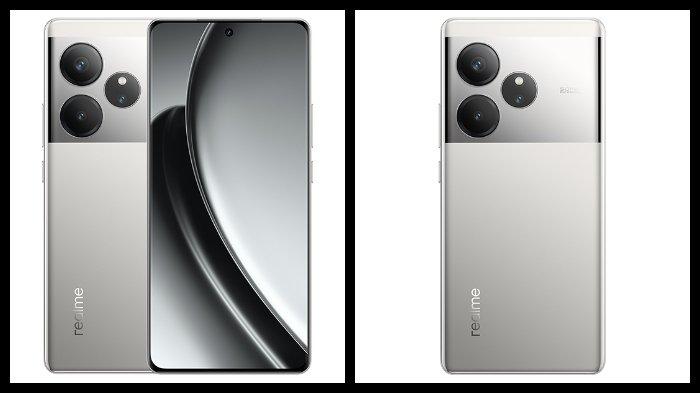 realme GT 6 warna Fluid Silver