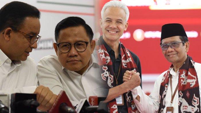 Ganjar-Mahfud Kalahkan Anies-Muhaimin di Kandang Banteng