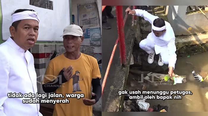 Gubernur Jawa Barat, Dedi Mulyadi, nyaris nyebur ke sungai lagi usai tak sengaja menemukan banyak sampah saat melintasi pemukiman di Sukabumi.