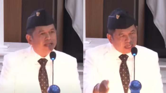 Gubernur Jawa Barat Dedi Mulyadi telah menyampaikan pidato pertamanya setelah dilantik di Bandung, Jumat (21/1/2025).