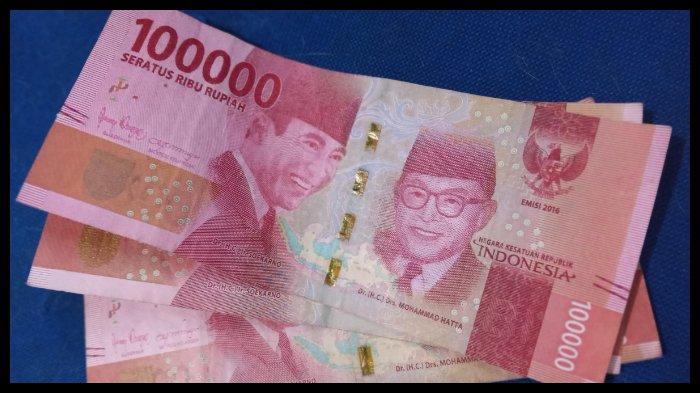 Ilustrasi UANG NOMINAL Rp100.000,00
