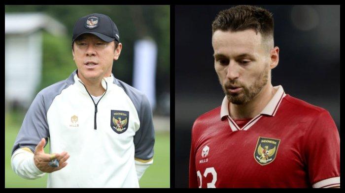 KOLASE FOTO Shin Tae-yong dan Marc Klok
