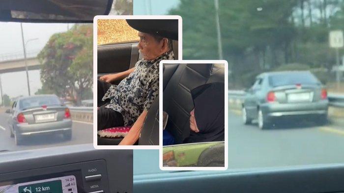 Kasihan, Nasib Kakek Pengemudi Sedan Plat F yang Tak Terkendali di Tol