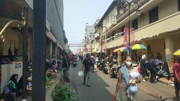 Kondisi Pasar Pedati di Kawasan Suryakencana, Kecamatan Bogor Tengah, Kota Bogor, mulai ramai kembali, Selasa (24/10/2023).