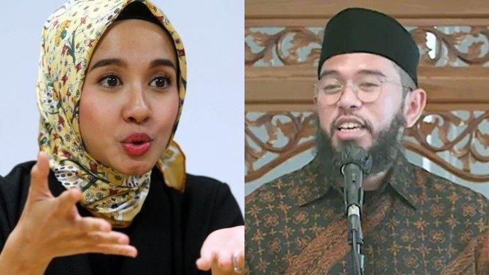 Laudya Cynthia Bella dan Ustadz Nuzul Dzikri.