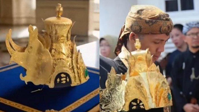 PENAMPAKAN MAHKOTA BINOKASIH - Mampir di Bogor, Mahkota Binokasih disambut antusias warga. Banyak dari masyarakat penasaran dengan sejarah mahkota berbahan emas 8 kilogram tersebut.
