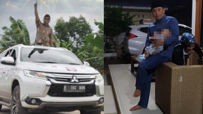 MOBIL MEWAH KADES KLAPANUNGGAL - Mobil Mewah Kades Klapanunggal yang Minta THR Rpp 165 juta, Ade Gonon Pakai Plat Nomor Janggal