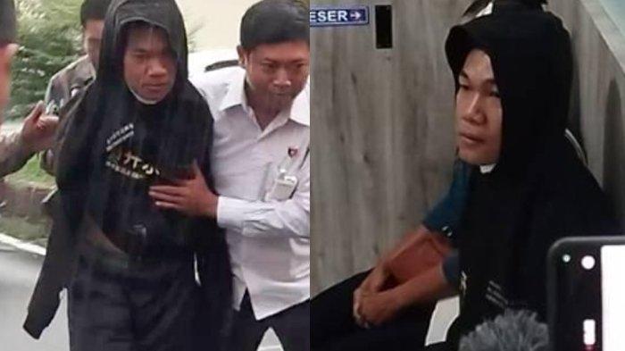 Momen Agus Buntung dibawa polisi tanpa diborgol, hampir jatuh