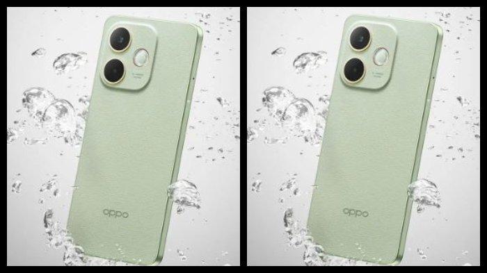 HP OPPO - Oppo A5 Pro warna Hijau Lumut.