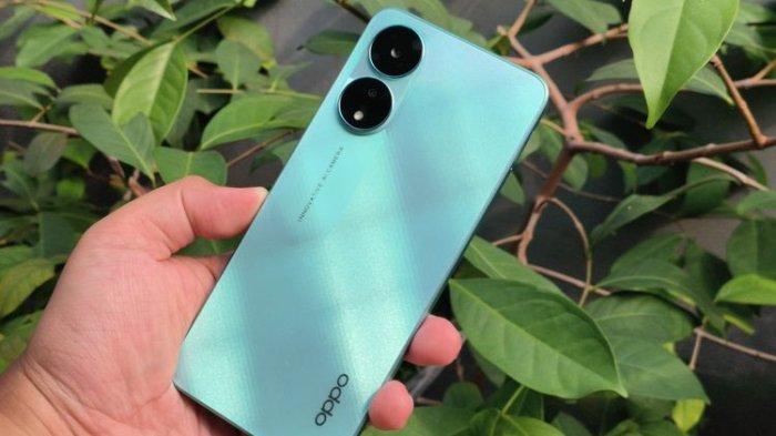 Desain punggung Oppo A78 4G.