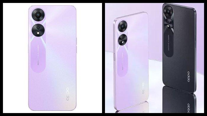 Oppo A78 5G warna Glowing Purple
