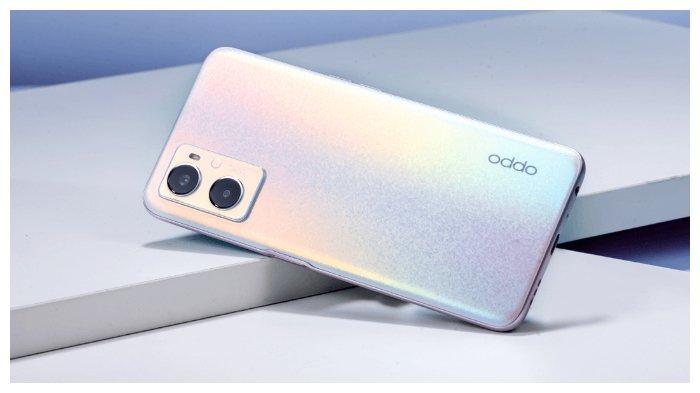 Oppo A96 warna Pearl Pink
