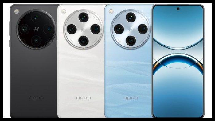 Oppo Find X8 Pro tersedia dalam warna Hoshino Black, Cloud White, dan Sky Blue.