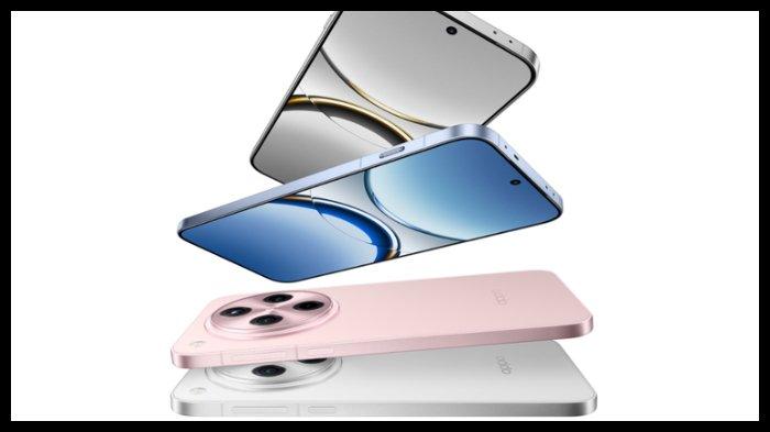 Oppo Find X8 hadir dalam warna Starfield Black, Floating Light White, Chasing Wind Blue, dan Bubble Pink.