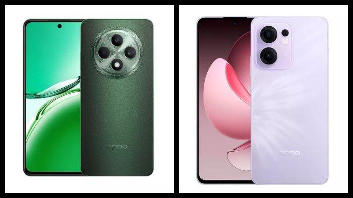 Kolase OPPO RENO12 F 4G DAN OPPO RENO13 F 4G - Oppo Reno12 F 4G warna Olive Green vs Oppo Reno13 F 4G warna Plume Purple