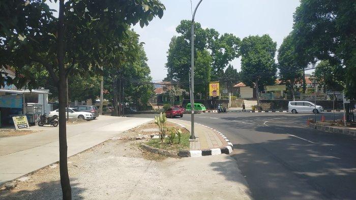 Pedestrian di Jalan Dadali, Kecamatan Tanah Sareal, Kota Bogor, Senin (30/10/2023).