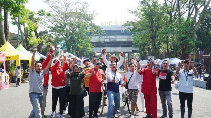 Warga Bogor Nirwana Residence (BNR) untuk pertama kalinya menggelar Mulyaharja Car Free Day (CFD) di sekitar Orchard Walk, BNR, Kelurahan Mulyaharja, Kecamatan Bogor Selatan, Kota Bogor, Minggu (6/8/2023).