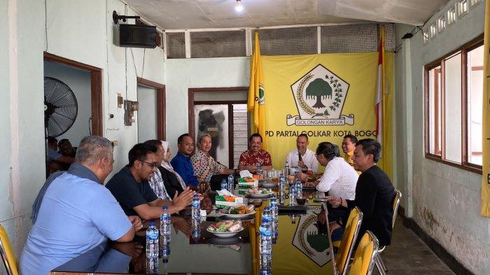 Pertemuan DPD PAN dan DPD Golkar pada Senin (22/4/2024).