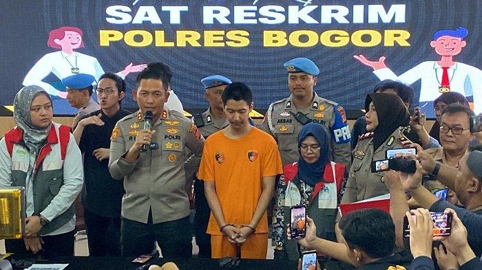 Polisi menetapkan Armor Toreador, suami dari Cut Intan Nabila sebagai tersangka, Rabu (14/8/2024). (Muamarrudin Irfani)
