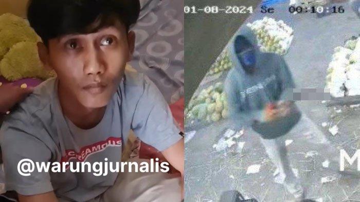Seolah tak menyesal, pria yang habisi tukang semangka santai saat ditangkap polisi.
