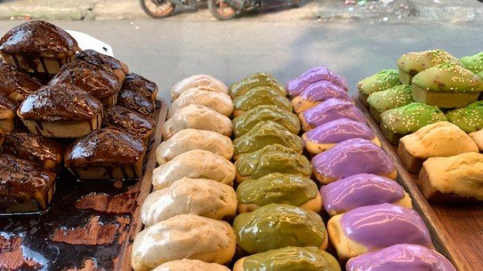 Rekomendasi kuliner Bogor untuk oleh-oleh, salah satunya kue balok.