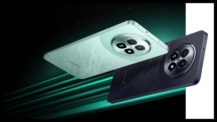 REALME 13 5G - Realme 13 5G warna Speed Green dan Dark Purple