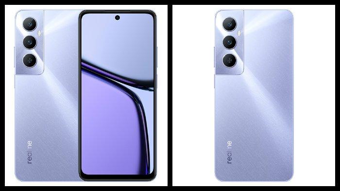 Realme C65 warna Starlight Purple