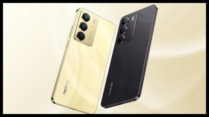 Realme C75 tersedia dalam dua varian warna, Lightning Gold dan Storm Black