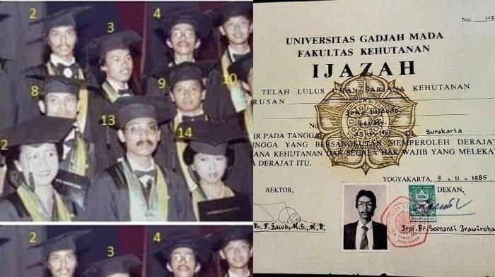POLEMIK IJAZAH ROY SURYO - Roy Suryo Masih Saja Mengelak, Muncul Ijazah Lulusan Kehutanan UGM, Dicurigai Gerombolan Jokowi