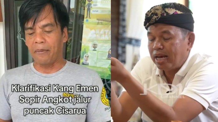 SOSOK EMEN SOPIR ANGKOT PUNCAK - SOSOK Emen Awalnya Lantang Bongkar Pemotongan Bantuan Gubernur Jabar