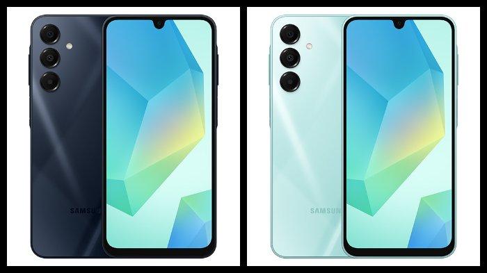 Samsung Galaxy A16 5G warna Black Blue dan Light Green