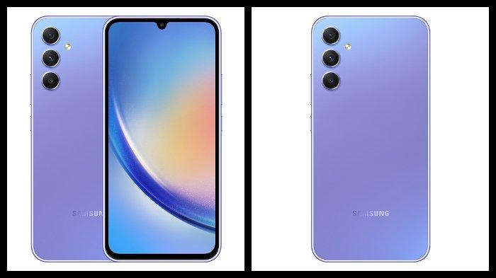 Samsung Galaxy A34 5G warna Awesome Violet