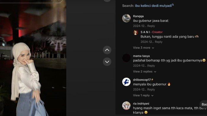 MANTAN KEKASIH KDM - Sani Aqila, wanita yang pernah dekat dengan Gubernur Jawa Barat Dedi Mulyadi ternyata kini sudah menikah.
