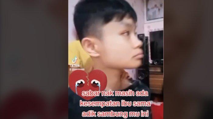 Tangkapan layar TikTok - Siti berharap ada keajaiban dan segera dapat menemui Sha Wang.