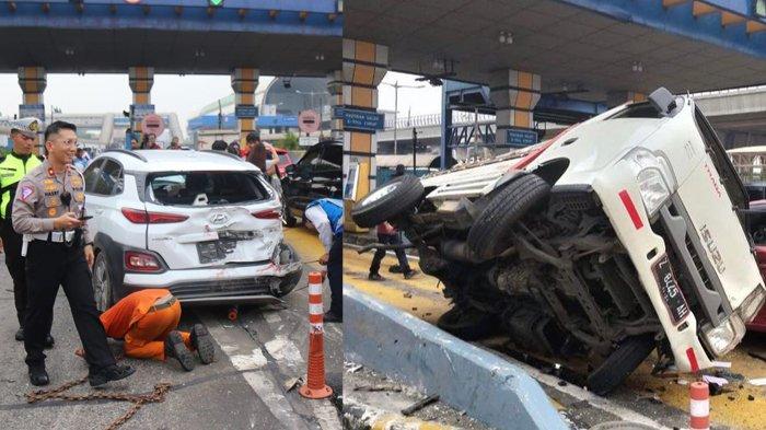 Sopir Truk Biang Kerok Tabrakan Beruntun di Gerbang Tol Halim