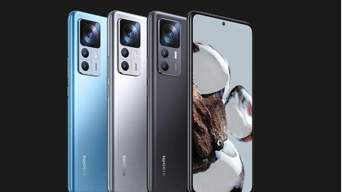Custodia PHASE Per Xiaomi 12T 5G – Cover In Silicone TPU Con Protezione Fotocamera E Cornice Dorata, Bianca
