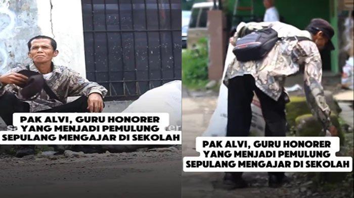 Tak Punya Ongkos, Pak Guru Alvi Nyambi Jadi Pemulung, Air Matanya Mentes Dipelukan Kapolres