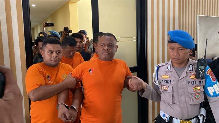 PENEMBAKAN DI BOGOR - Tampang pelaku penembakan di Pasar Mawar Kota Bogor saat rilis di Mako Polresta, Rabu (4/2/2025).