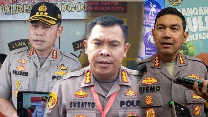 Tiga sosok Kapolresta Bogor Kota yang gagal ungkap kasus pembunuhan Noven Bogor, siswi SMK Baranangsiang.