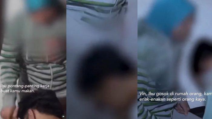 Video Ibu Nangis Anaknya Ditangkap karena Tawuran, Kerja Dari Pagi untuk Makan : Kelakuan Kamu Malah Kayak Orang Kaya