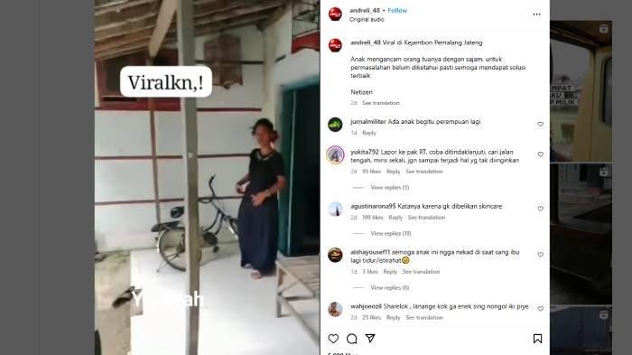 GADIS ABG MENGAMUK - Viral di media sosial, seorang gadis ABG mengamuk sambil mengancam akan membunuh ibunya.